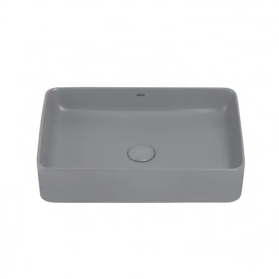 РАКОВИНА НАКЛАДНАЯ ABBER RECHTECK AC2207MG СЕРАЯ МАТОВАЯ
