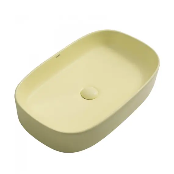 РАКОВИНА НАКЛАДНАЯ ABBER RECHTECK AC2209MY ЖЕЛТАЯ МАТОВАЯ