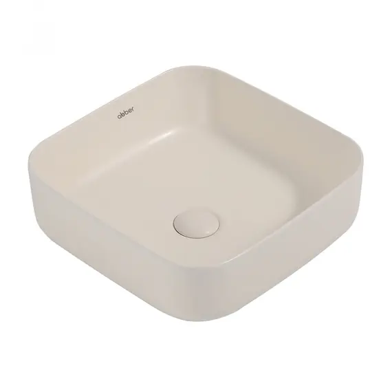 РАКОВИНА НАКЛАДНАЯ ABBER RECHTECK AC2211MBE СВЕТЛО-БЕЖЕВАЯ МАТОВАЯ