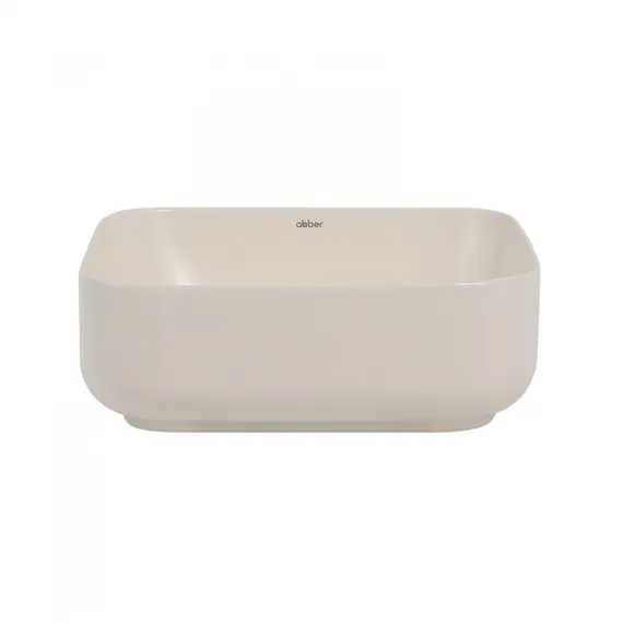 РАКОВИНА НАКЛАДНАЯ ABBER RECHTECK AC2211MBE СВЕТЛО-БЕЖЕВАЯ МАТОВАЯ