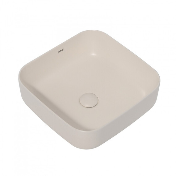 РАКОВИНА НАКЛАДНАЯ ABBER RECHTECK AC2211MBE СВЕТЛО-БЕЖЕВАЯ МАТОВАЯ