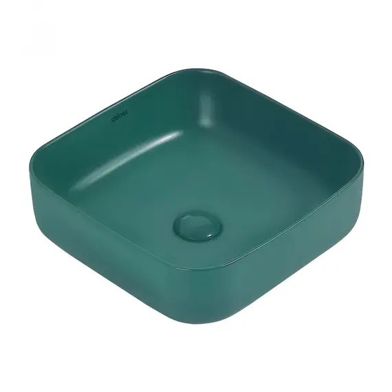 РАКОВИНА НАКЛАДНАЯ ABBER RECHTECK AC2211MBG ТЕМНО-ЗЕЛЕНАЯ МАТОВАЯ