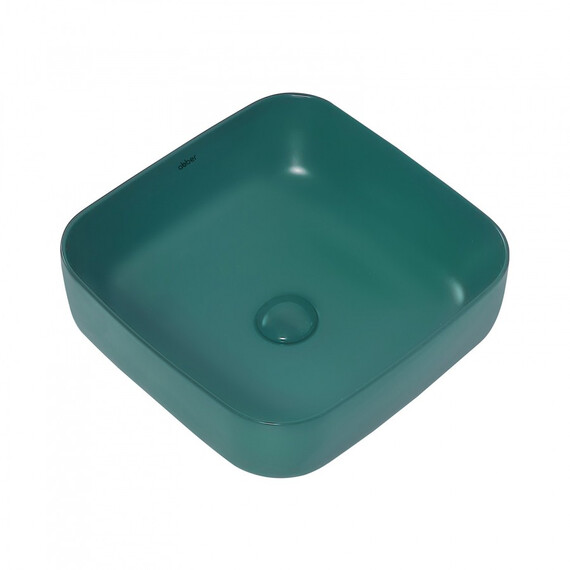РАКОВИНА НАКЛАДНАЯ ABBER RECHTECK AC2211MBG ТЕМНО-ЗЕЛЕНАЯ МАТОВАЯ