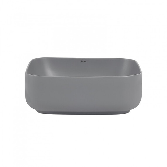РАКОВИНА НАКЛАДНАЯ ABBER RECHTECK AC2211MG СЕРАЯ МАТОВАЯ