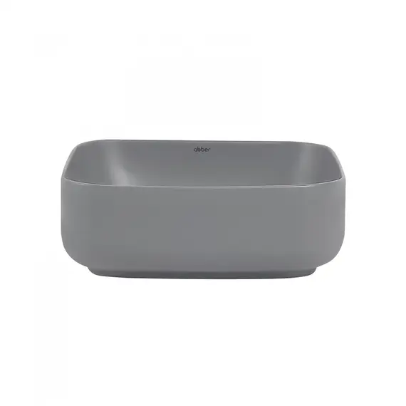 РАКОВИНА НАКЛАДНАЯ ABBER RECHTECK AC2211MG СЕРАЯ МАТОВАЯ