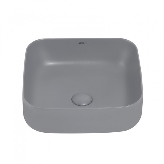 РАКОВИНА НАКЛАДНАЯ ABBER RECHTECK AC2211MG СЕРАЯ МАТОВАЯ