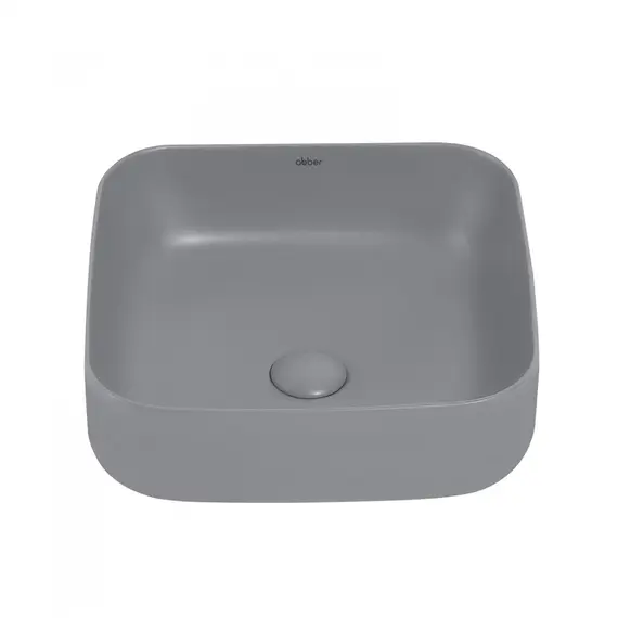 РАКОВИНА НАКЛАДНАЯ ABBER RECHTECK AC2211MG СЕРАЯ МАТОВАЯ