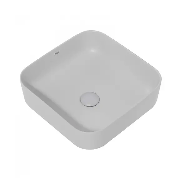 РАКОВИНА НАКЛАДНАЯ ABBER RECHTECK AC2211MLG СВЕТЛО-СЕРАЯ МАТОВАЯ