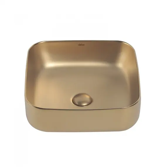 РАКОВИНА НАКЛАДНАЯ ABBER RECHTECK AC2211MMG ЗОЛОТО МАТОВОЕ