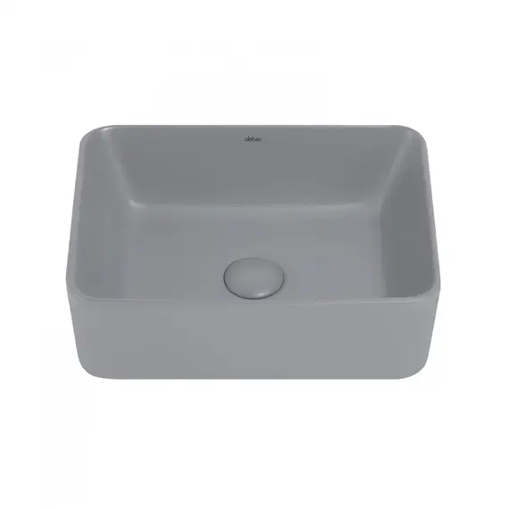 РАКОВИНА НАКЛАДНАЯ ABBER RECHTECK AC2213MG СЕРАЯ МАТОВАЯ