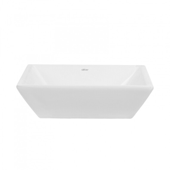 РАКОВИНА НАКЛАДНАЯ ABBER RECHTECK AC2214 БЕЛАЯ