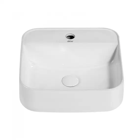 РАКОВИНА НАКЛАДНАЯ ABBER RECHTECK AC2215 БЕЛАЯ