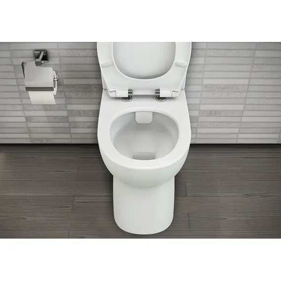 ПОДВЕСНОЙ БЕЗОБОДКОВЫЙ УНИТАЗ VITRA CONFORMA С СИДЕНЬЕМ ДЛЯ ЛЮДЕЙ С ОГРАНИЧЕННЫМИ ВОЗМОЖНОСТЯМИ