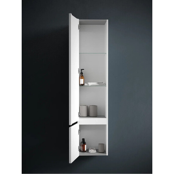 ШКАФ-ПЕНАЛ SANCOS VERY ПОДВЕСНОЙ ЛЕВЫЙ, BIANCO, 350Х300Х1600 ММ