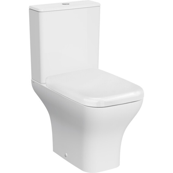 НАПОЛЬНЫЙ БЕЗОБОДКОВЫЙ УНИТАЗ VITRA POLAR, ДВУРЕЖИМНЫЙ МЕХАНИЗМ СМЫВА 3/6 Л, ДЮРОПЛАСТОВОЕ СИДЕНЬЕ МИКРОЛИФТ