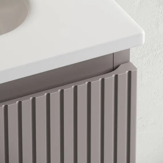 ТУМБА ПОДВЕСНАЯ SANCOS SNOB T ЛЕВАЯ 995Х445Х500, C ДВУМЯ ЯЩИКАМИ ОСНАЩЕННЫМИ ДОВОДЧИКАМИ, DOHA SOFT, АРТ.SNT100LSM