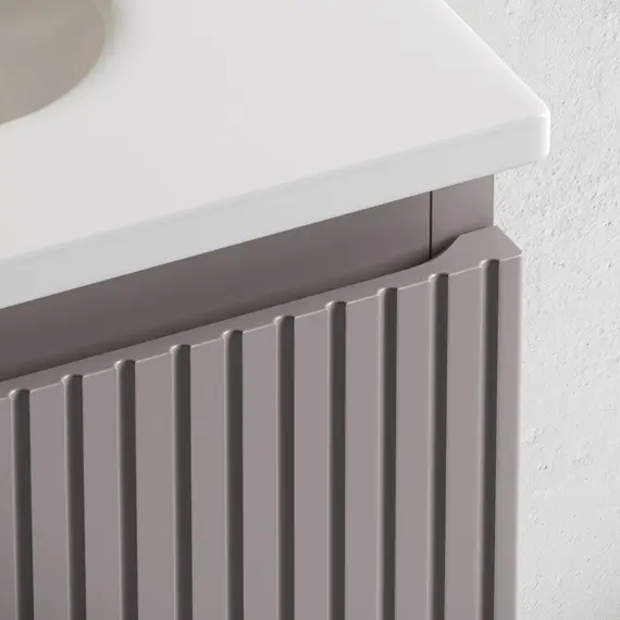 ТУМБА ПОДВЕСНАЯ SANCOS SNOB T ПРАВАЯ 995Х445Х500, C ДВУМЯ ЯЩИКАМИ ОСНАЩЕННЫМИ ДОВОДЧИКАМИ, DOHA SOFT, АРТ.SNT100RSM