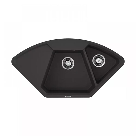 КУХОННАЯ МОЙКА OMOIKIRI YONAKA 98-C-BL ARTGRANIT/ЧЕРНЫЙ