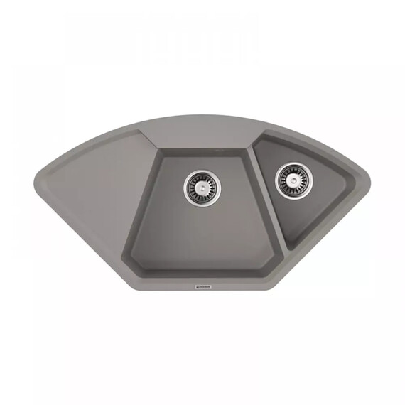 КУХОННАЯ МОЙКА OMOIKIRI YONAKA 98-C-GR ARTGRANIT/LENINGRAD GREY