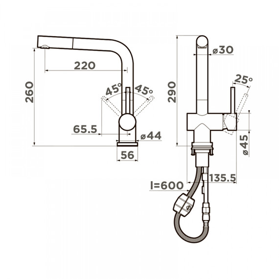 СМЕСИЕЛЬ ДЛЯ МОЙКИ OMOIKIRI KORIYAMA-SB