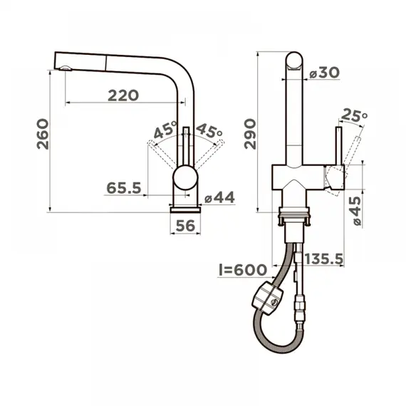 СМЕСИЕЛЬ ДЛЯ МОЙКИ OMOIKIRI KORIYAMA-SB