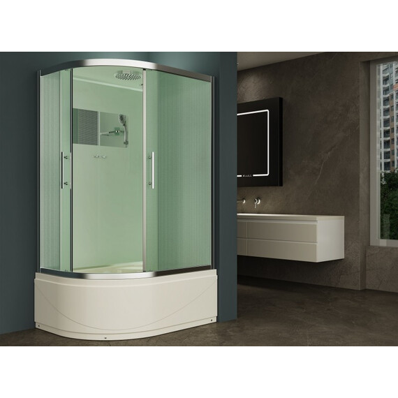 КАБИНА ДУШЕВАЯ ESBANO EST-129 CRB ПРАВЫЙ