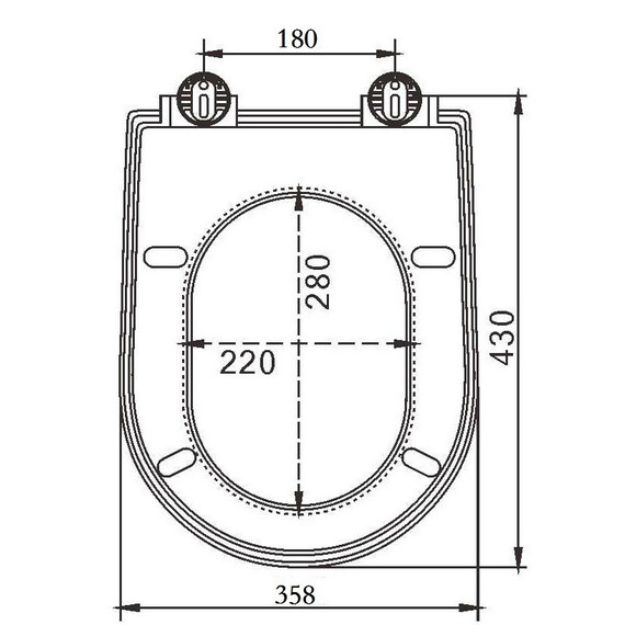 КРЫШКА - СИДЕНЬЕ  GARCIA СЕРЫЙ МАТ. (АРТ.3008)