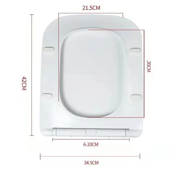 КРЫШКА - СИДЕНЬЕ  GARANT БЕЛЫЙ (АРТ.2134)