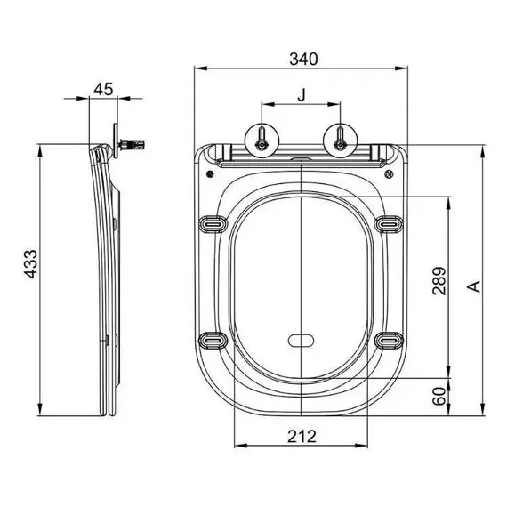 КРЫШКА - СИДЕНЬЕ  GARTEZ БЕЛЫЙ (АРТ.0801)