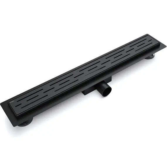 ЖЕЛОБ ДУШЕВОЙ ESBANO META РЕШЕТКА RAIN ДЛИНА 60 СМ МАТОВЫЙ ЧЕРНЫЙ