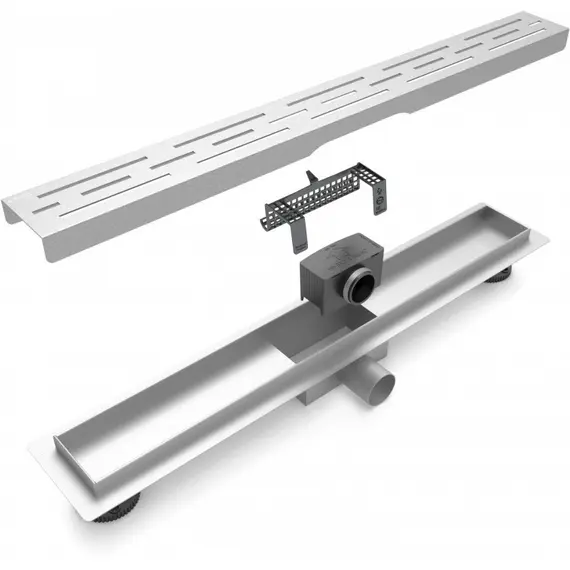 ЖЕЛОБ ДУШЕВОЙ ESBANO META РЕШЕТКА RAIN ДЛИНА 60 СМ МАТОВЫЙ ХРОМ