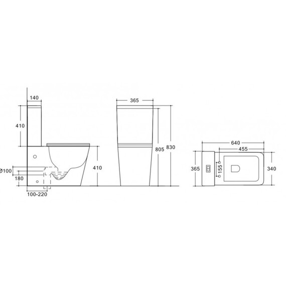 УНИТАЗ-НАПОЛЬНЫЙ ESBANO DUERO БЕЛЫЙ