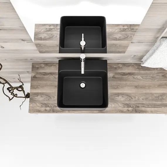 РАКОВИНА НАКЛАДНАЯ ESBANO CIRCON-40 ЧЕРНАЯ МАТОВАЯ