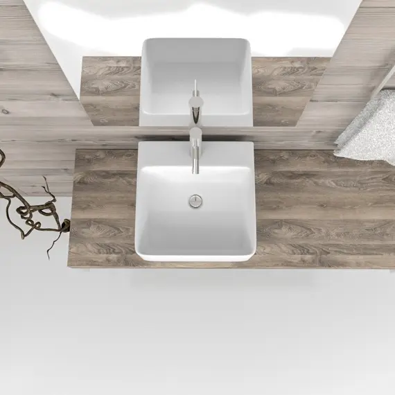 РАКОВИНА НАКЛАДНАЯ ESBANO CIRCON-40 БЕЛАЯ