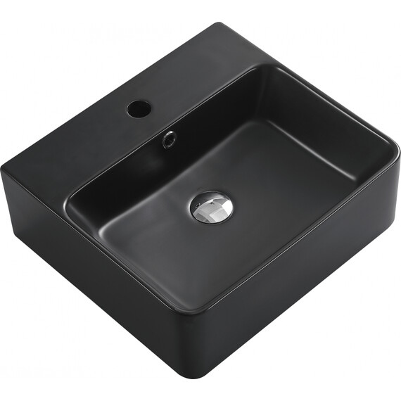 РАКОВИНА НАКЛАДНАЯ ESBANO CIRCON-46 ЧЕРНАЯ МАТОВАЯ