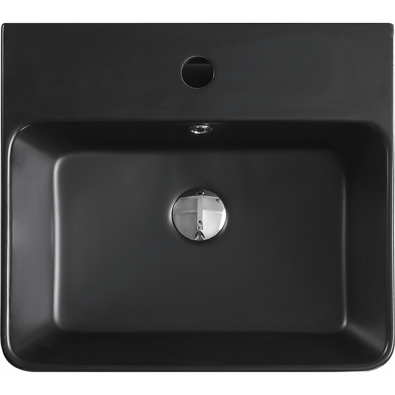 РАКОВИНА НАКЛАДНАЯ ESBANO CIRCON-46 ЧЕРНАЯ МАТОВАЯ