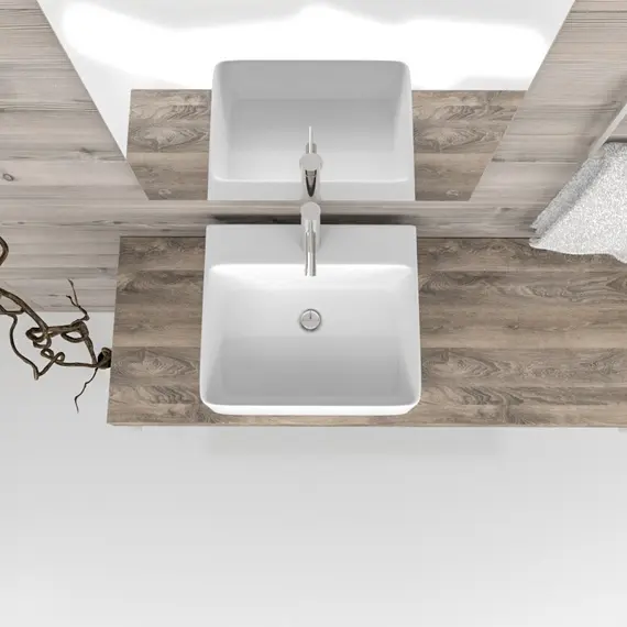 РАКОВИНА НАКЛАДНАЯ ESBANO CIRCON-46 БЕЛАЯ