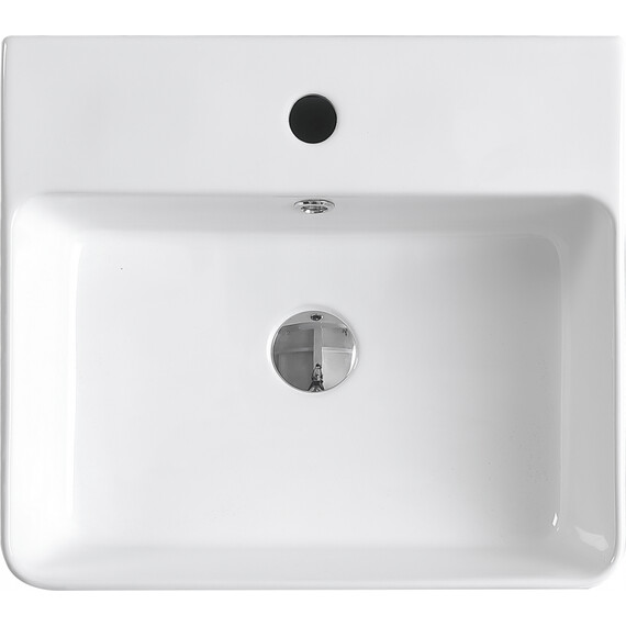 РАКОВИНА НАКЛАДНАЯ ESBANO CIRCON-46 БЕЛАЯ