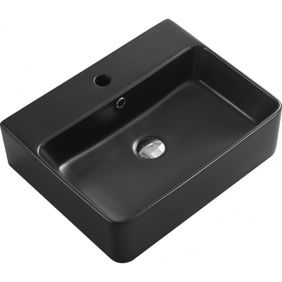 РАКОВИНА НАКЛАДНАЯ ESBANO CIRCON-52 ЧЕРНАЯ МАТОВАЯ