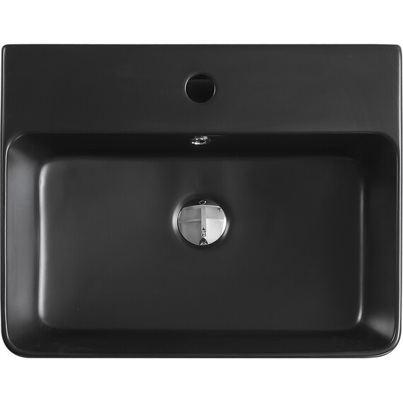 РАКОВИНА НАКЛАДНАЯ ESBANO CIRCON-52 ЧЕРНАЯ МАТОВАЯ