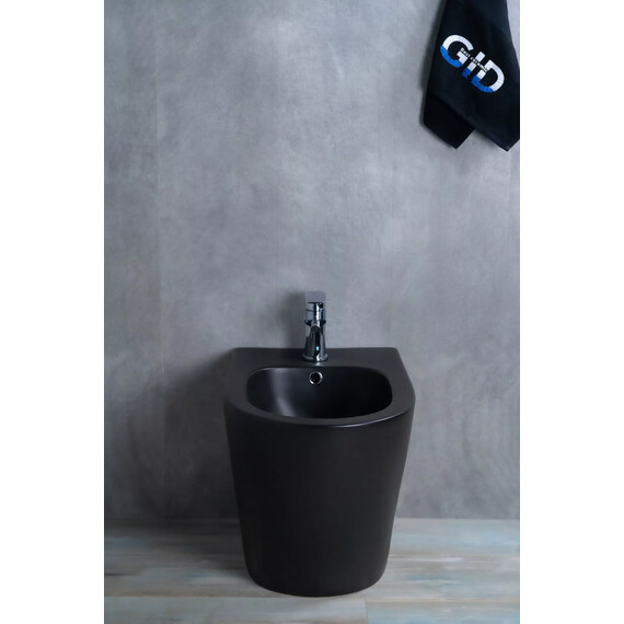 БИДЕ НАПОЛЬНОЕ GID BDN-30BM ЧЕРНОЕ МАТОВОЕ