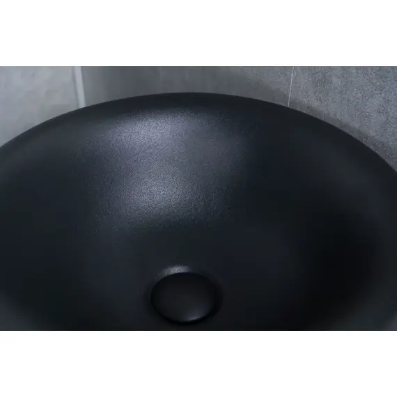 КЕРАМИЧЕСКАЯ НАПОЛЬНАЯ РАКОВИНА GID NB130BG ЧЕРНЫЙ ГРАФИТ