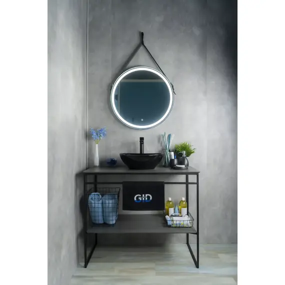 ЧЕРНАЯ ГЛЯНЦЕВАЯ КЕРАМИЧЕСКАЯ РАКОВИНА GID NC920