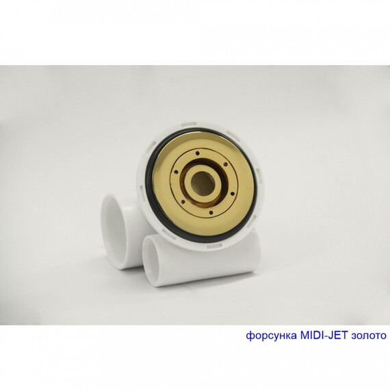 ГИДРОМАССАЖНАЯ АКРИЛОВАЯ ВАННА WHITECROSS LAYLA 170X75 "LINE NANO" ЗОЛОТО