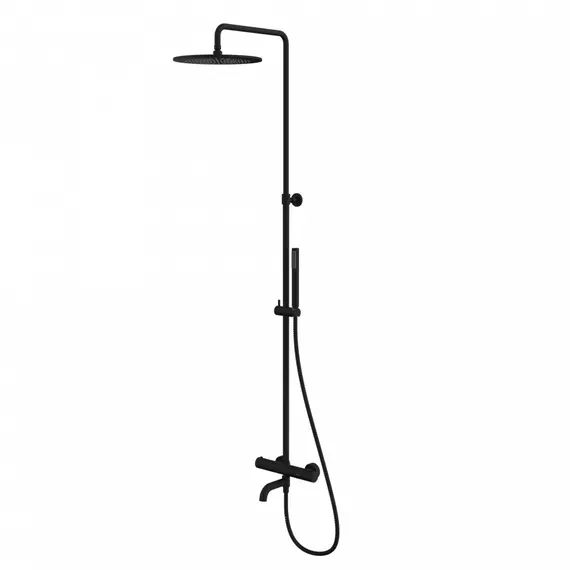 ТЕРМОСТАТИЧЕСКАЯ СИСТЕМА ДЛЯ ВАННЫ НАРУЖНОГО МОНТАЖА WHITECROSS Y Y1234BL ЧЕРНЫЙ МАТОВЫЙ