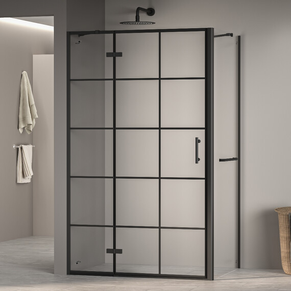 ДУШЕВОЙ УГОЛОК RGW PA-77-1B L (PA-07B L + Z-060-2B + ДЕРЖАТЕЛЬ O-204B)