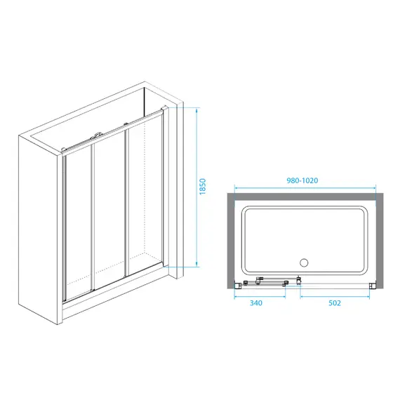 ДУШЕВАЯ ДВЕРЬ RGW CL-111