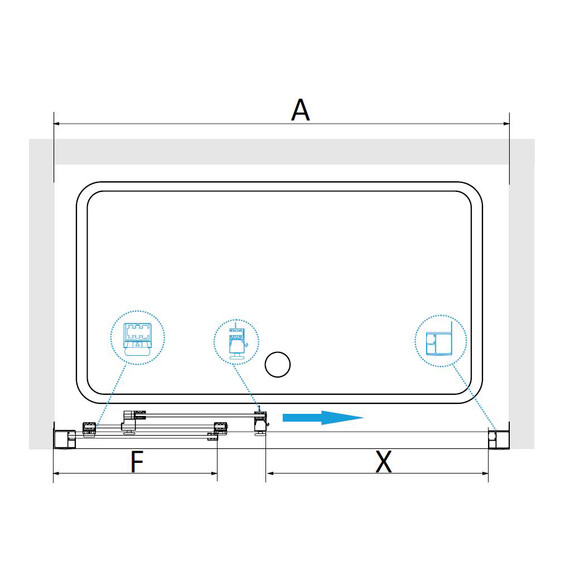 ДУШЕВАЯ ДВЕРЬ RGW CL-111