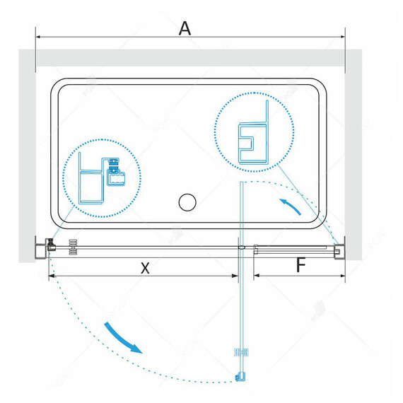 ДУШЕВАЯ ДВЕРЬ RGW PA-02 NEW