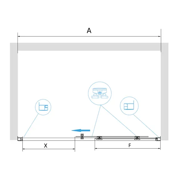 ДУШЕВАЯ ДВЕРЬ RGW PA-14W